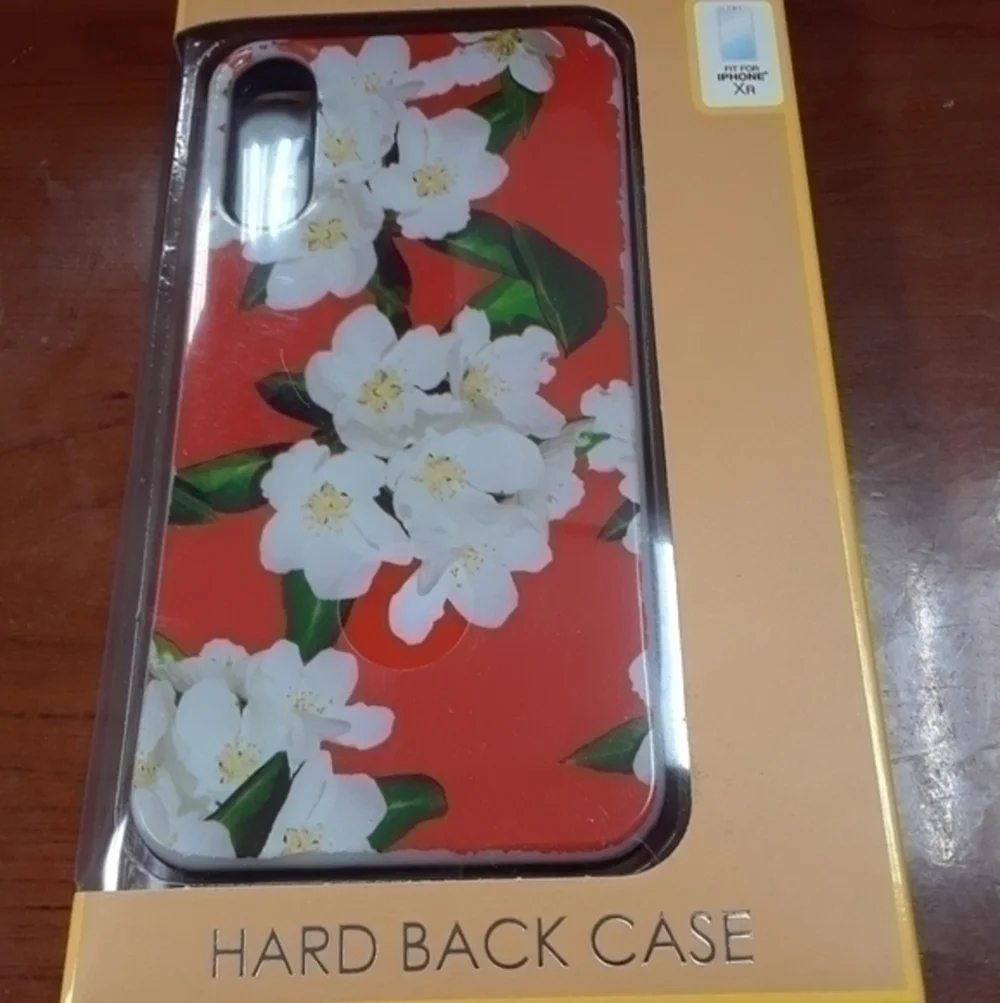 Hard Back iPhone XR Floral Print Case